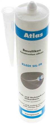 Bausilikon transparent, 310 ml Standardkartusche