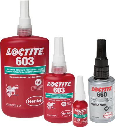 Anaerobe Fügeverbindung, LOCTITE, 50 ml, hochfest, Handfestigkeit [min] 8