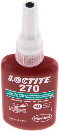 Anaerobe Schraubensicherung, Loctite, 50 ml, hochfest,270/50