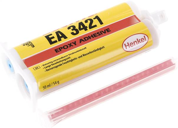 LOCTITE 2 K Epoxid-Klebstoff, 50 ml Doppelkartusche (1:1, A-System), 3421/50