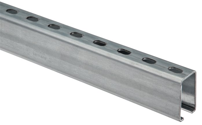 Montageschiene MS 40/60, 2 mtr., Stahl verzinkt