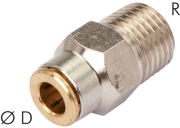 Hochdruck-Steckverschraubung M 6 (konisch)-4mm