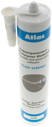 Montage- und Konstruktionsklebstoff weiß, 290 ml Standardkartusche