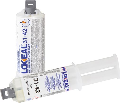 LOXEAL 2-Komponenten Klebstoff, 25 ml Zwillingsspritze (1:1, B-System)