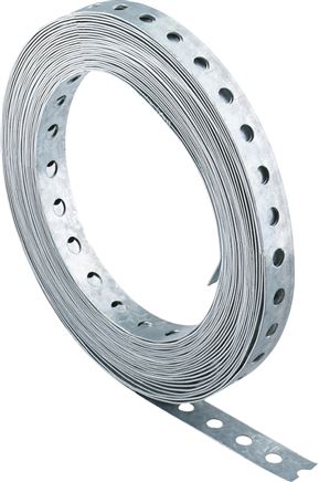 FISCHER Lochband 25mm, 10 mtr., Stahl verzinkt