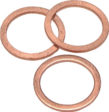 Dichtring aus Kupfer (6,2x11,9x2 mm)