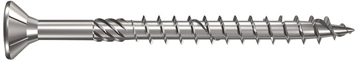 Spanplatten-Senkkopfschraube, TORX, 4,0x70, Stahl verzinkt, weiß
